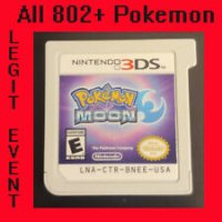 Pokemon Moon Nintendo 3DS US box art